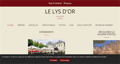 Desktop Screenshot of creperie-lys-or.fr